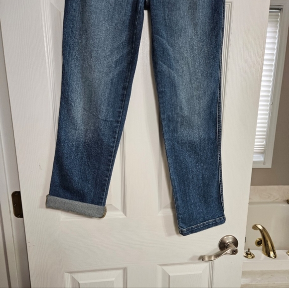 NWT Spanx Straight Leg PETITE SMALL Straight Leg Pull-on Jeans - Picture 8 of 9